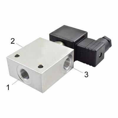 3/2-Wege-Schieberventil, Nenngröße 4, 230V DC