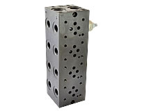 Mehrfachanschlussplatte mit Druckbegrenzungsventil