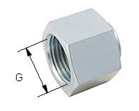 BSP60°-Verschlussmutter