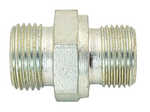 Seitenansicht Adapter metrisch Schneidring AG auf BSP60° AG