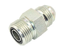 Detailansicht Adapter JIC37° AG auf ORFS AG