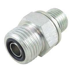 Isometrische Ansicht Gerade ORFS Einschraubverschraubung, UNF