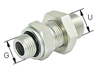 Gerade ORFS Einschraub-Schottverschraubung