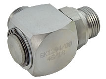 Rückansicht Winkel-Einschraub-Drehverschraubung