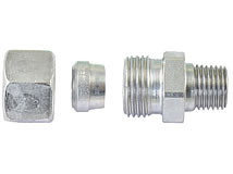 Explosionsbild Gerade Einschraubverschraubung mit kegeligem Rohrgewinde