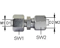 Konus-Reduzierverschraubung, leichte Reihe
