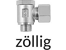 Schwenkverschraubung, zöllig Schwenkverschraubung, zöllig