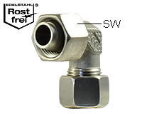 Einstellbare W-Verschraubung Typ EVW