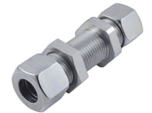 Isometrische Ansicht Gerade Schottverschraubung Typ SV