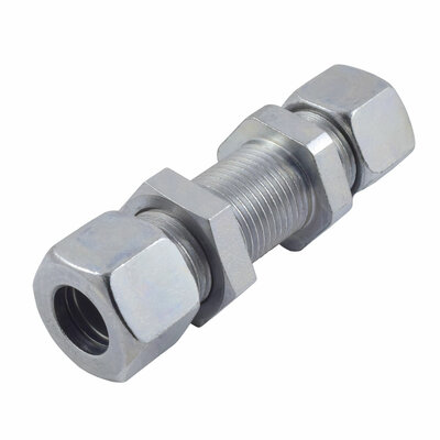 Gerade Schottverschraubung, 12L, M18x1,5, PE-SV12-PL