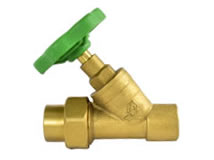 Vorder-Ansicht Schrägsitzventil