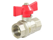 Niederdruckkugelhahn mit Flügelgriff Niederdruckkugelhahn mit Flügelgriff