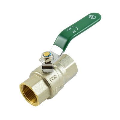 Messing-Kugelhahn für Trinkwasser mit DVGW-Zulassung NW25 G1