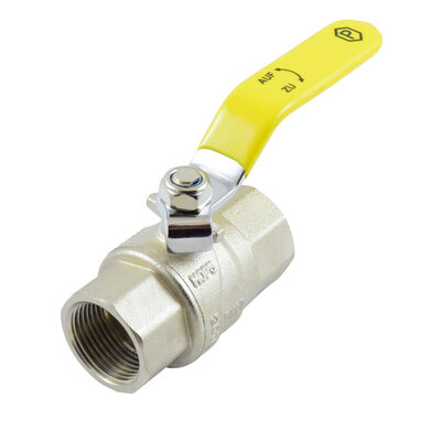 Messing-Kugelhahn für Gas mit DVGW-Zulassung NW20 Rp3/4"