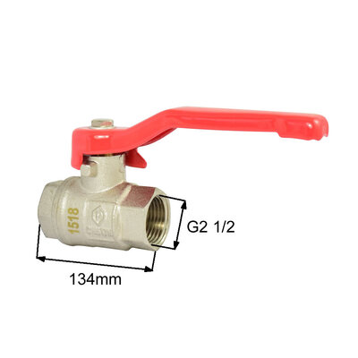 Niederdruckkugelhahn mit Innengewinde G2 1/2"