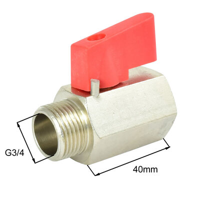 Mini-Kugelhahn mit Innengewinde G3/4