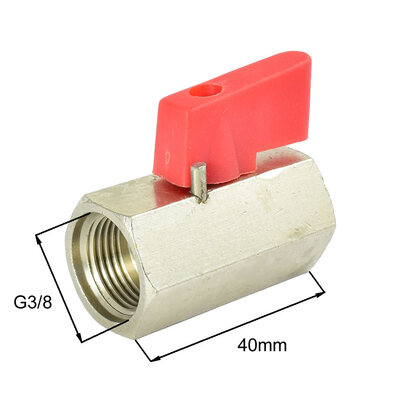 Mini-Kugelhahn mit Innengewinde G3/8