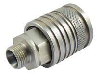 Rückansicht Steckkupplung Typ: HK-A / Muffe