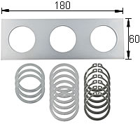 Abreißhalter zum Anschweißen 1x3