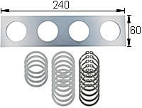 Abreißhalter zum Anschweißen 1x4
