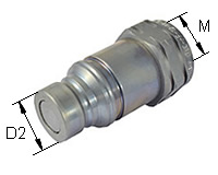 Steckkupplung Typ: HK-F / Stecker