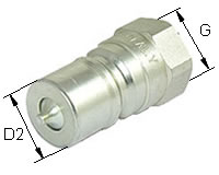 Steckkupplungsstecker ISO7241-B