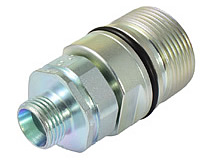 Rückansicht Schraubkupplung Typ: HK-S / Muffe