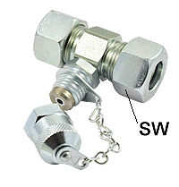  Messanschluss M16 in gerader Rohrverschraubung