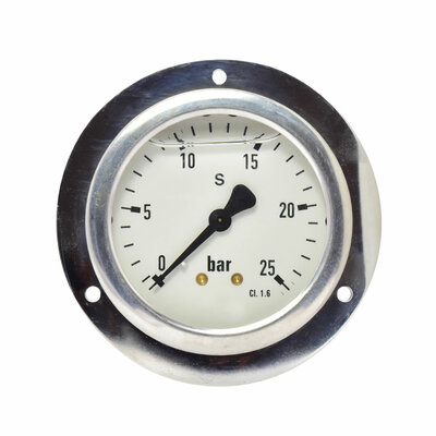 Glyzerinmanometer Ø 63 mm, 0...25bar