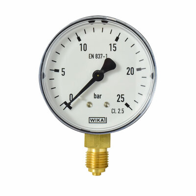 Manometer Ø 63 mm, 0...25bar, Kunststoff