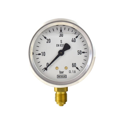 Glyzerinmanometer Ø 63 mm, 0...60bar