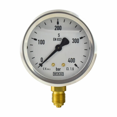 Glyzerinmanometer Ø 63 mm, 0...400bar