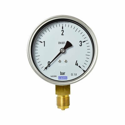 Manometer Ø 100 mm, 0...4bar
