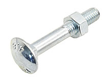 Flachrundschraube DIN 603 mit Mutter Flachrundschraube DIN 603 mit Mutter