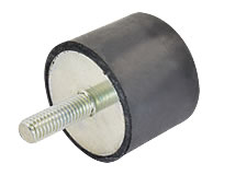 Gummi-Metall-Puffer, Ausführung D Gummi-Metall-Puffer, Ausführung D