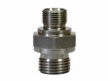 Doppelnippel Edelstahl, reduziert