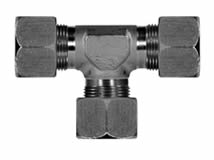 Schneidring-T-Verschraubung Edelstahl Schneidring-T-Verschraubung Edelstahl