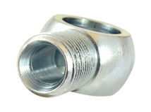 Detailansicht Ringschraubstutzen zöllig mit 60° Aussenkung