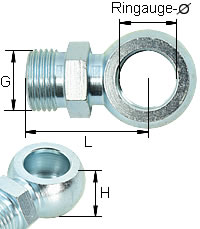 Ringschraubstutzen DIN7641