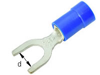 Gabel-Kabelschuh 5mm