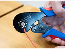 Crimpzange Anwendungsbeispiel